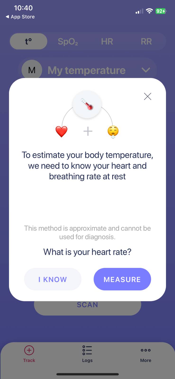 Body Temperature App For Fever onboarding - Step 3